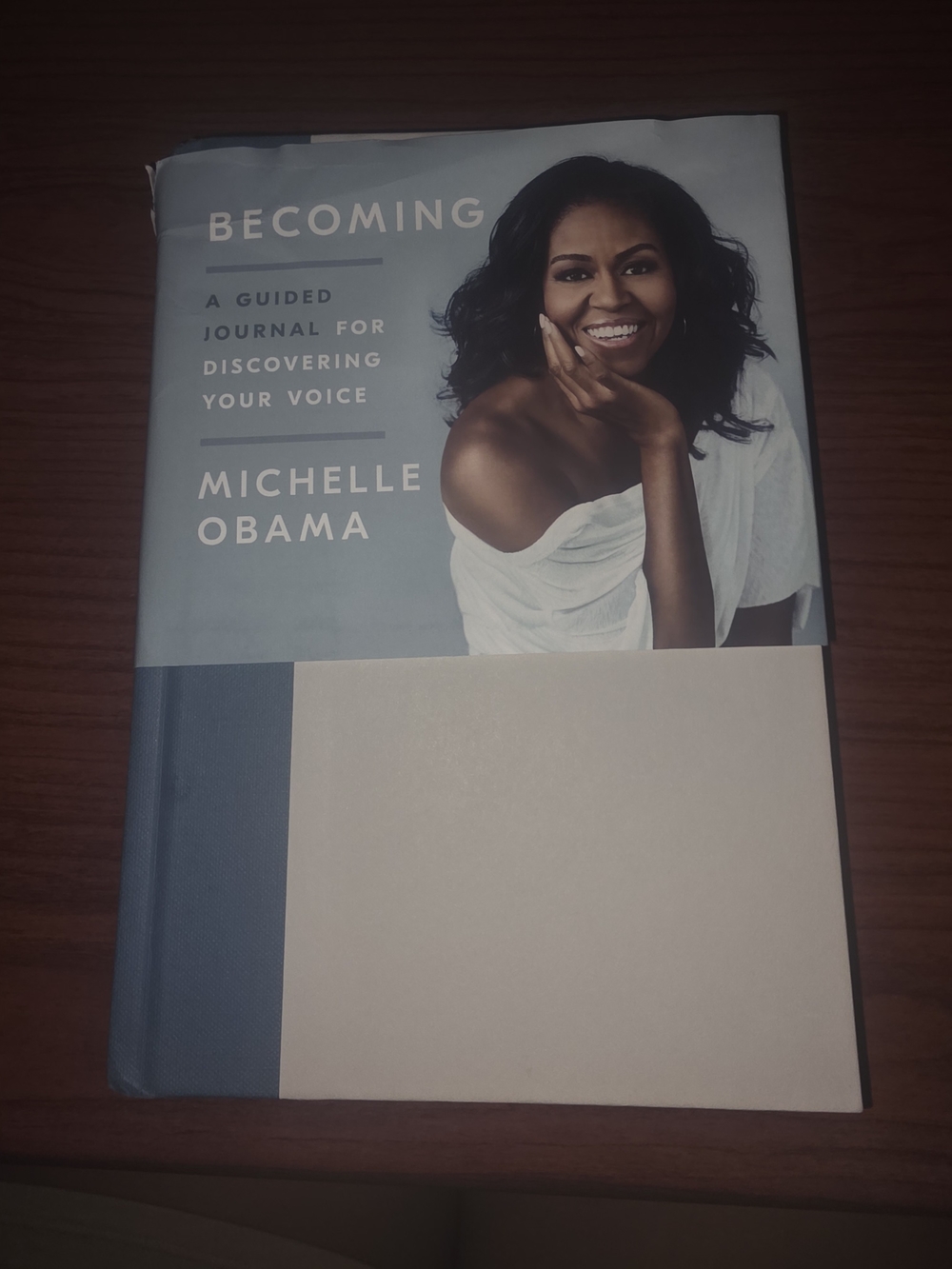 Becoming Guided Journal - Blue and Cream Hardcover Journal